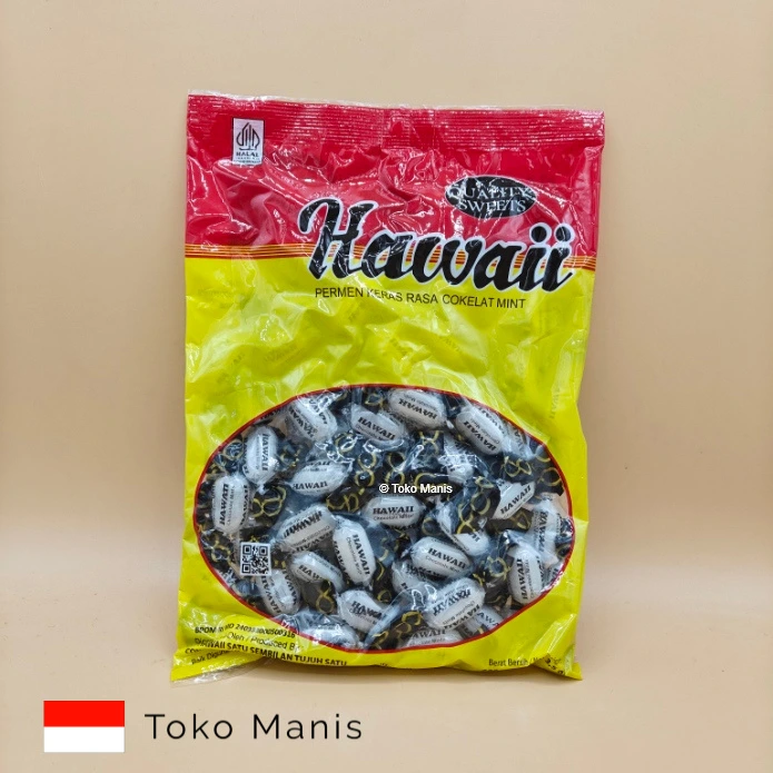 HAWAII Permen Rasa Coklat Mint (80 x 3.5 g)