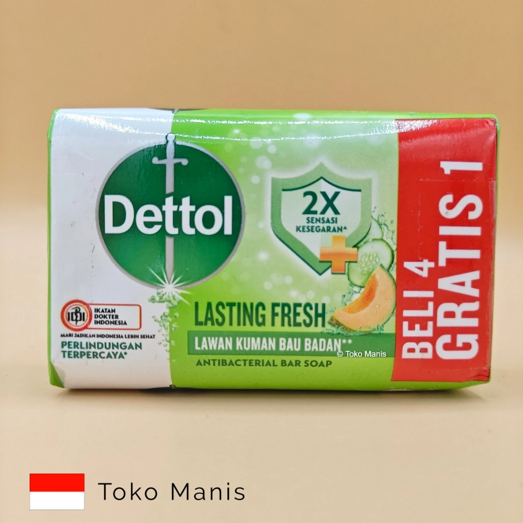 [TM03661] DETTOL Sabun Batang Lasting Fresh (100 g)