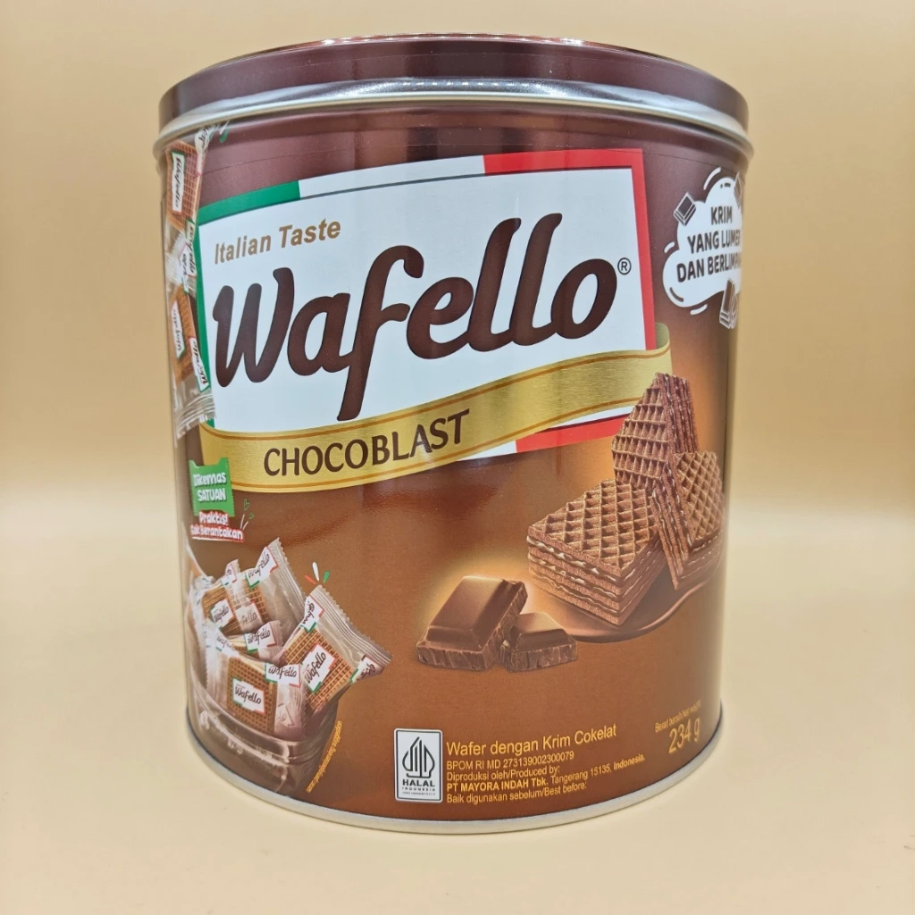 [TM03679] MAYORA WAFELLO Coklat (234 g)