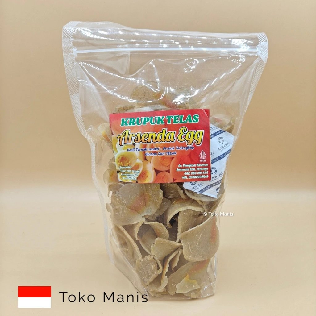 [TM03708] ARSENDA EGG Kerupuk Telur Asin (200 g)