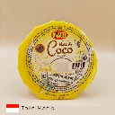 INACO Nata de Coco Jeruk dengan Selasih Cup (200 g)