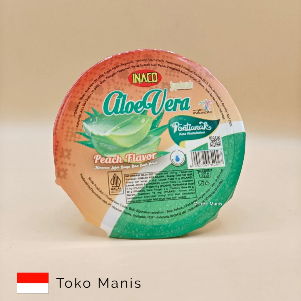 [TM03722] INACO Aloevera Peach (200 g)