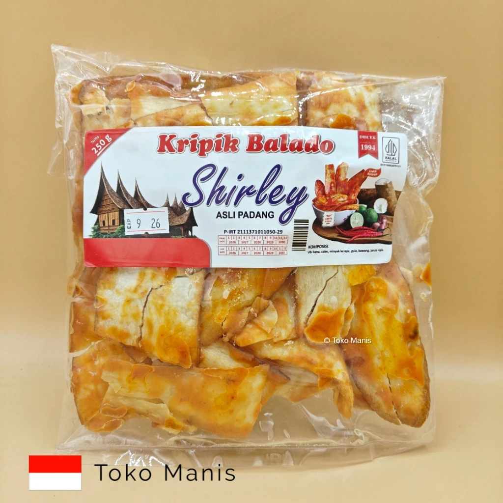 SHIRLEY Keripik Balado Asli Padang (250 g)