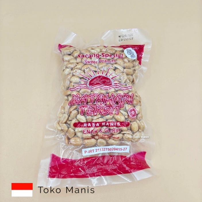 [TM03757] MATAHARI TERBIT Kacang Spesial Rasa Manis (225 g)