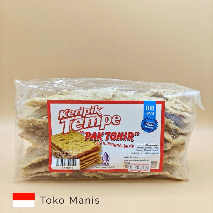 PAK TOHIR Keripik Tempe (200 g)