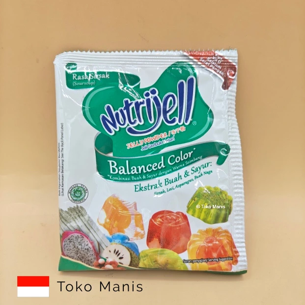 [TM03763] NUTRIJELL Rasa Sirsak Extrak Buah dan Sayur(15 g)