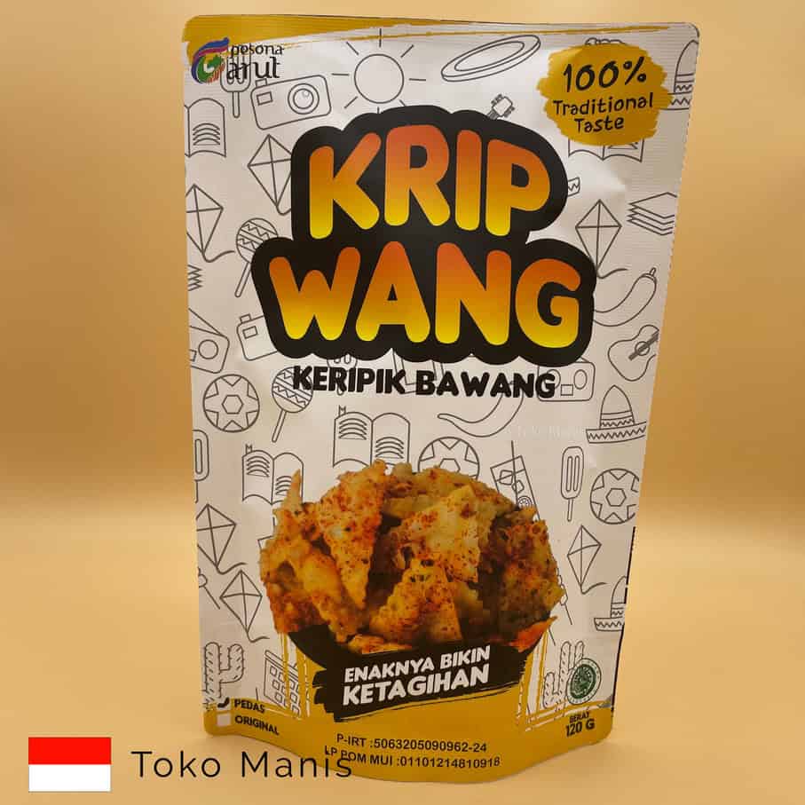 [TM00621] AVIZA KRIPWANG Keripik Bawang (120 g)
