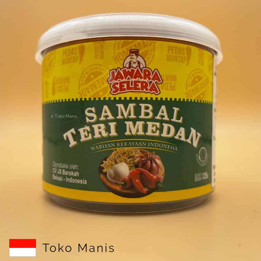 JAWARA SELERA Sambal Ikan Teri Medan (135 g)