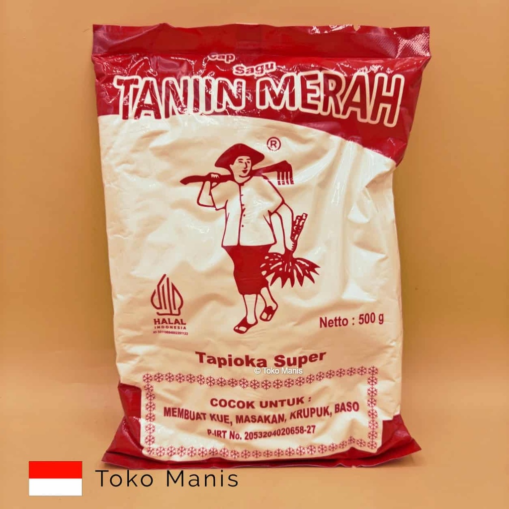 CAP SAGU TANIIN MERAH Tapioka Super (500 g)
