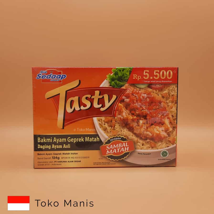 SEDAAP TASTY Bakmi Ayam Geprek Sambal Matah (124 g)