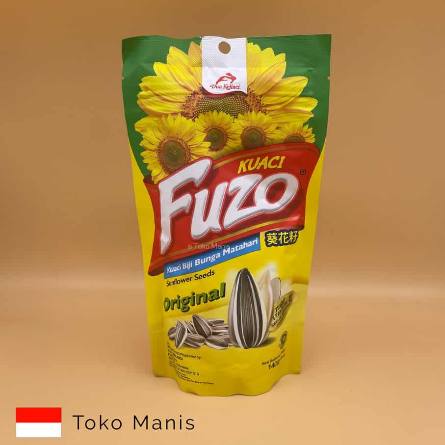 [TM00771] DUA KELINCI FUZO Kuaci Original (140 g)