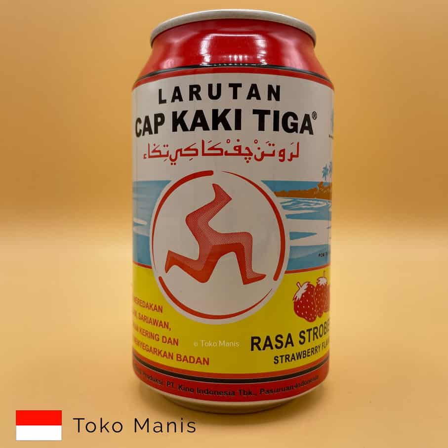 [TM00808] CAP KAKI TIGA Larutan Stroberi (320 ml)