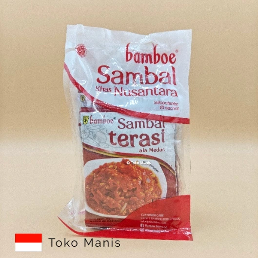 BAMBOE Sambal Terasi Ala Medan (10 x 15 g)