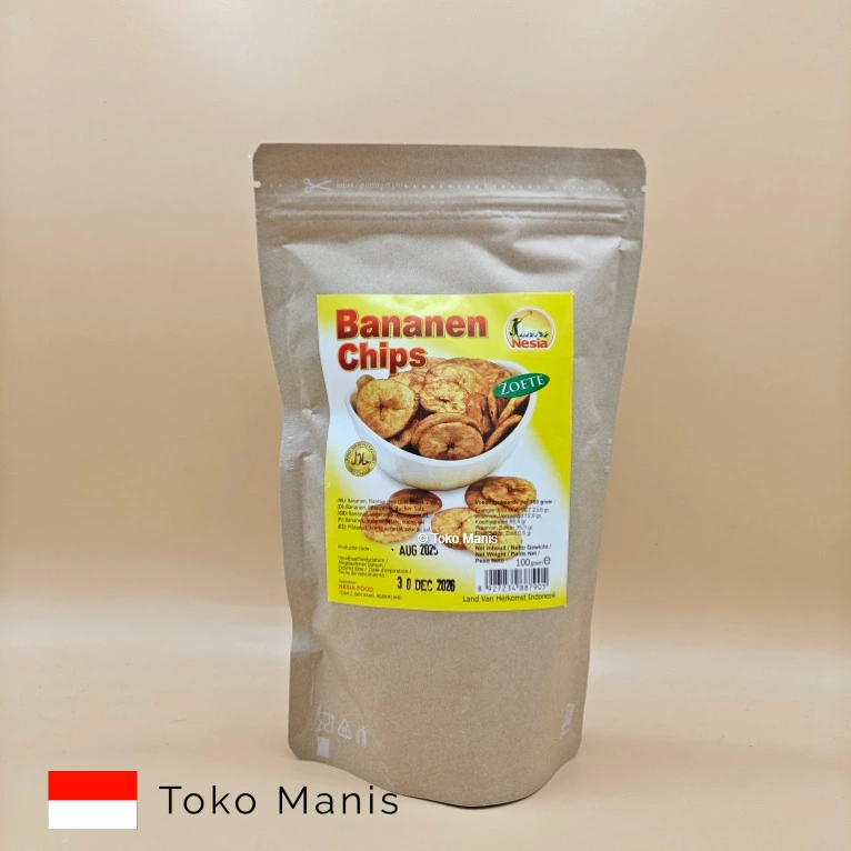 [TM00036] NESIA Keripik Pisang Manis (100 g)