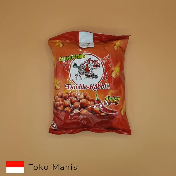 [TM00040] DUA KELINCI Kacang Shanghai Pedas (150 g)