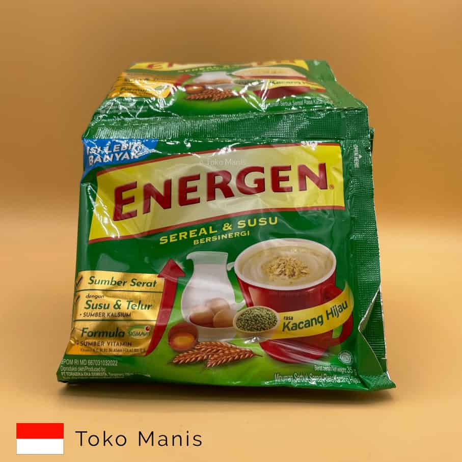 [TM00049] ENERGEN Sereal Kacang Hijau (10bags x 30g)