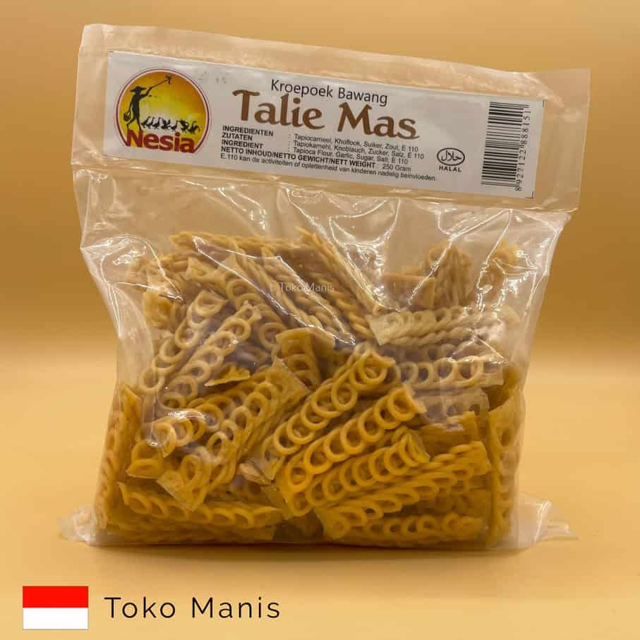 [TM00061] NESIA Krupuk Talie Mas Mentah (250 g)