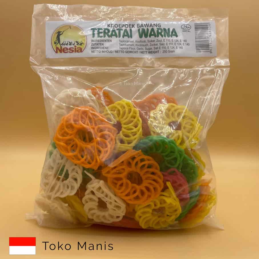NESIA Krupuk Teratai Warna Mentah (250 g)