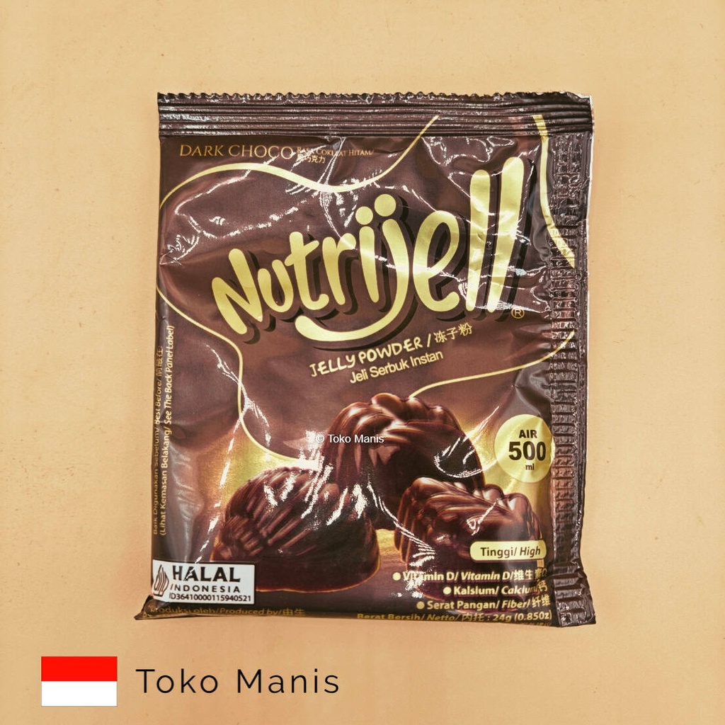 [TM00007] NUTRIJELL Coklat Hitam (30 g)