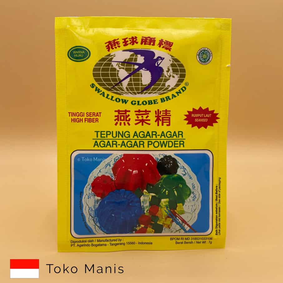 SWALLOW Agar-Agar Hijau (7 g)